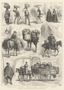 Croquis à Santiago, la capitale du Chili